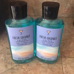 2 Fresh Coconut Colada Shower Gel